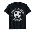 Allendale County Soccer Distressed 90S T-Shirt - Aesthetic Graphic Unisex - T-Shirt, Sweatshirt, Hoodie