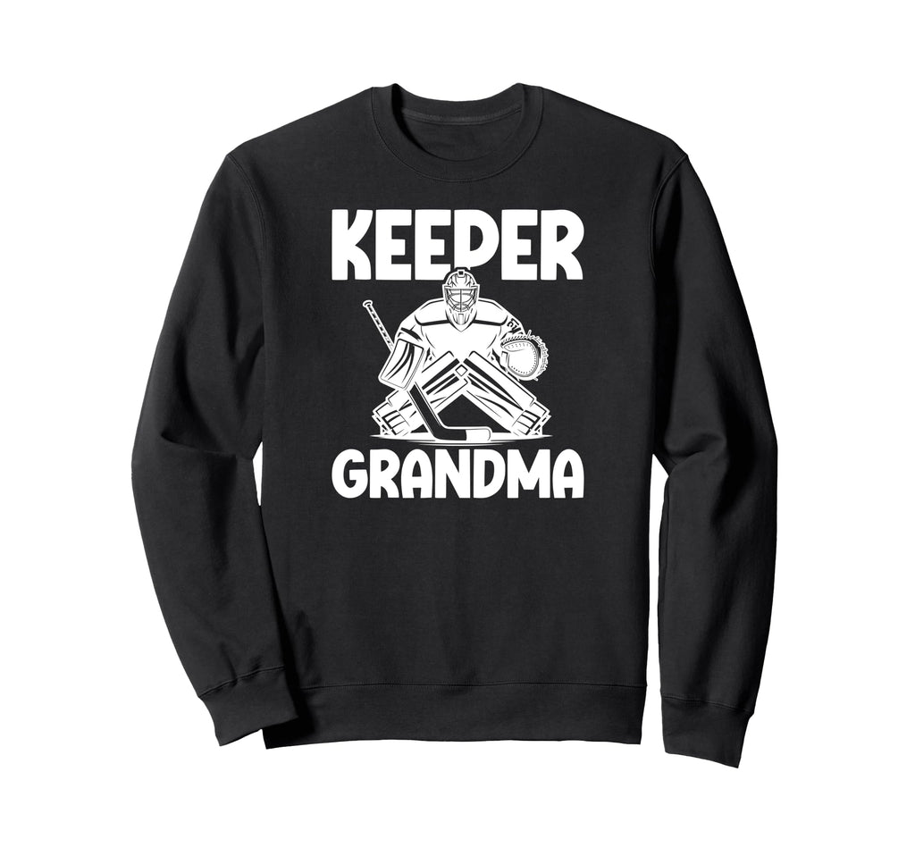 Ice Hockey Keeper Grandma Hockey Sweatshirt - Graphic Print for Adults - T-Shirt, Sweatshirt, Hoodie