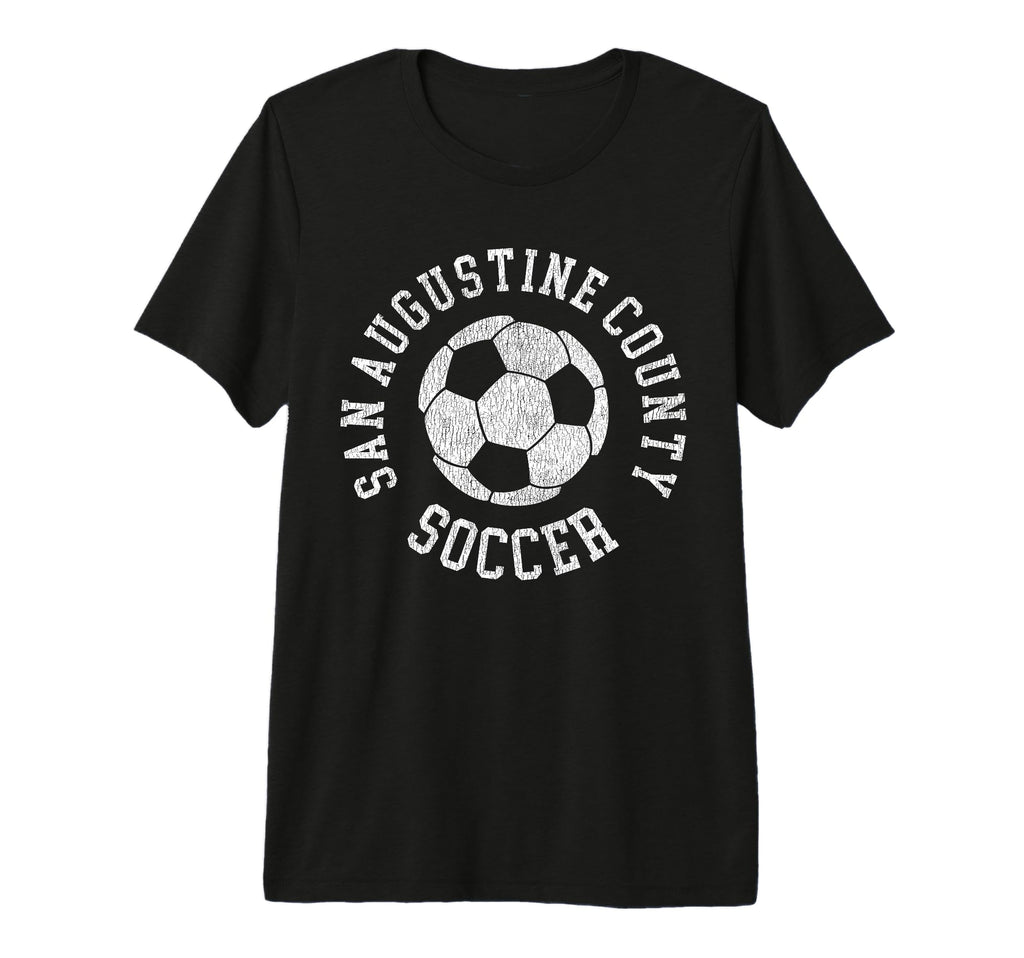San Augustine County Soccer T-Shirt - Minimalist Print Men Women - T-Shirt, Sweatshirt, Hoodie
