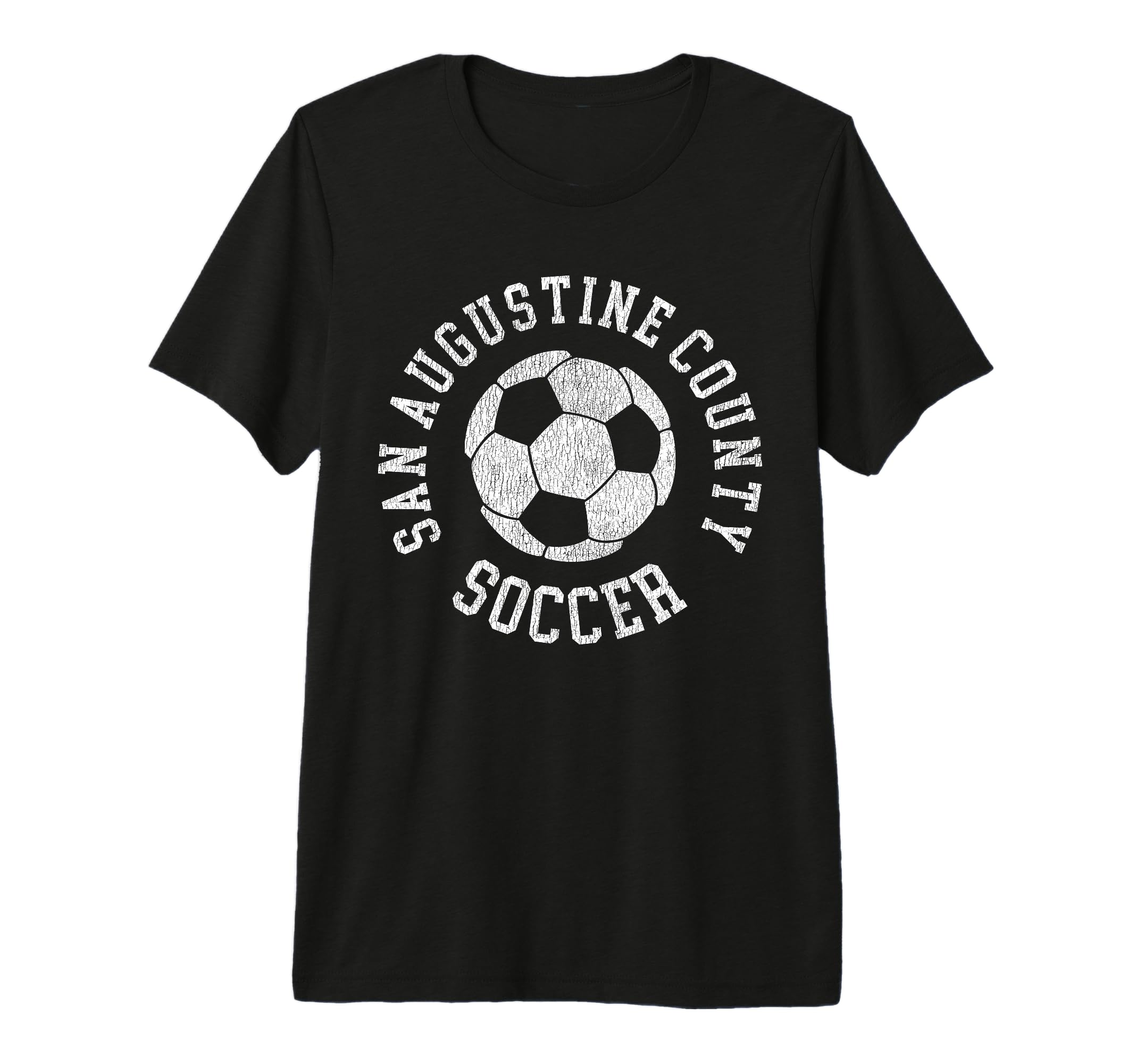 San Augustine County Soccer T-Shirt - Minimalist Print Men Women - T-Shirt, Sweatshirt, Hoodie