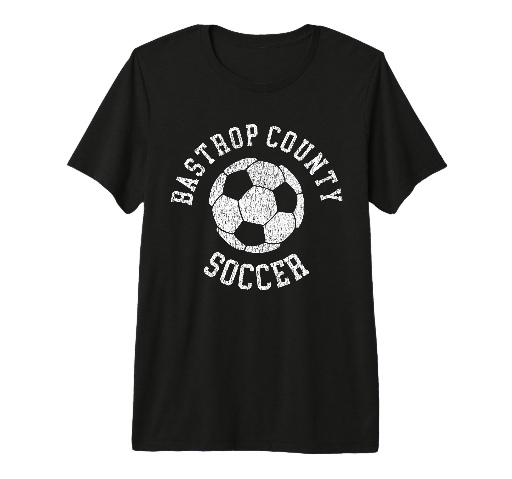 Bastrop County Soccer Distressed 90S T-Shirt - Aesthetic Graphic Unisex - T-Shirt, Sweatshirt, Hoodie