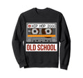 Old School Hip Hop Cassette Tape Rap Sweatshirt - Minimalist Print Unisex - T-Shirt, Sweatshirt, Hoodie