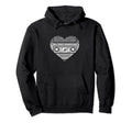 Cassette Tape Heart 80S Music Lovers Hoodie - Novelty Apparel Men Women - T-Shirt, Sweatshirt, Hoodie