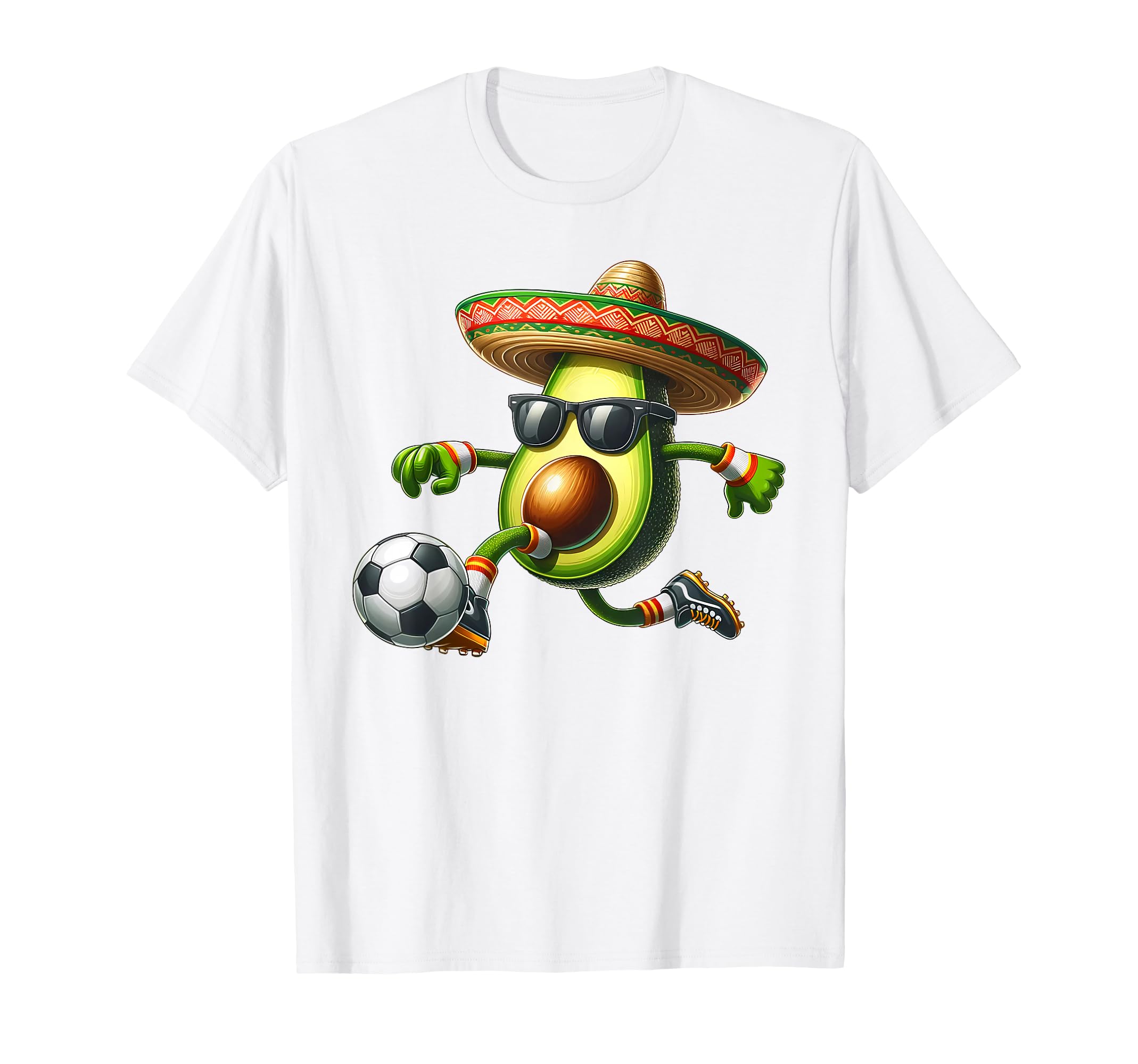 Cinco De Mayo Soccer Lovers Sombrero T-Shirt - Novelty Apparel for Adults - T-Shirt, Sweatshirt, Hoodie