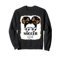 Soccer Bleached Leopard Soccer Lover Sweatshirt - Novelty Apparel Unisex - T-Shirt, Sweatshirt, Hoodie