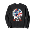 American Flag Soccer Teams Womens Sweatshirt - Trendy Graphic for Adults - T-Shirt, Sweatshirt, Hoodie