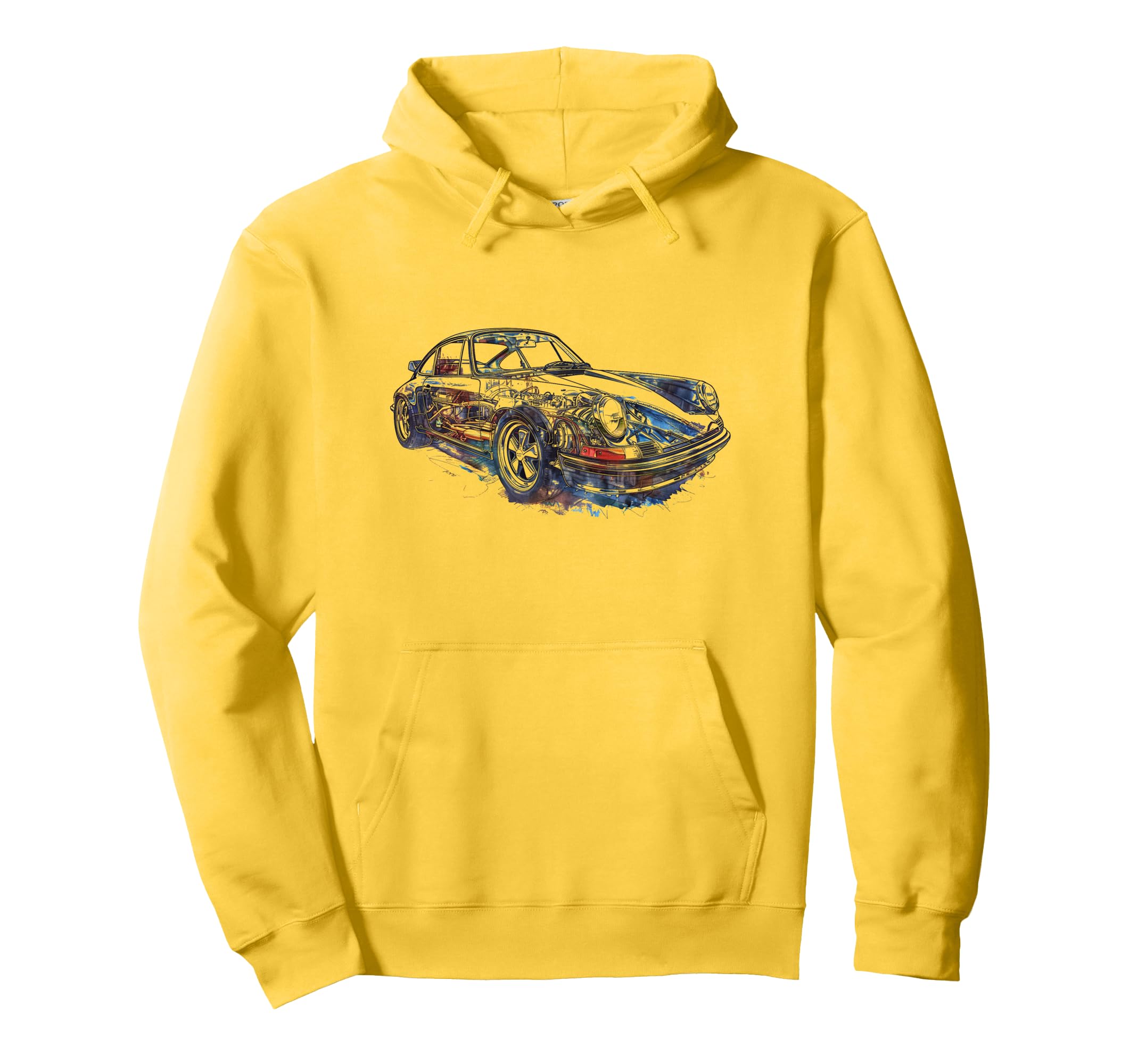 911 Sports Car Hoodie - Custom Art Print Men Women - T-Shirt, Sweatshirt, Hoodie