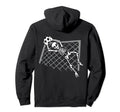 Skeleton Goalkeeper Soccer Goalie Hoodie - Fun Novelty Design for Adults - T-Shirt, Sweatshirt, Hoodie