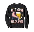 Roller Skating Skate 1970S Take Sweatshirt - Aesthetic Graphic Men Women - T-Shirt, Sweatshirt, Hoodie