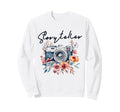 Photographer Storyteller Camera Flowers Sweatshirt - Unique Graphic Unisex - T-Shirt, Sweatshirt, Hoodie