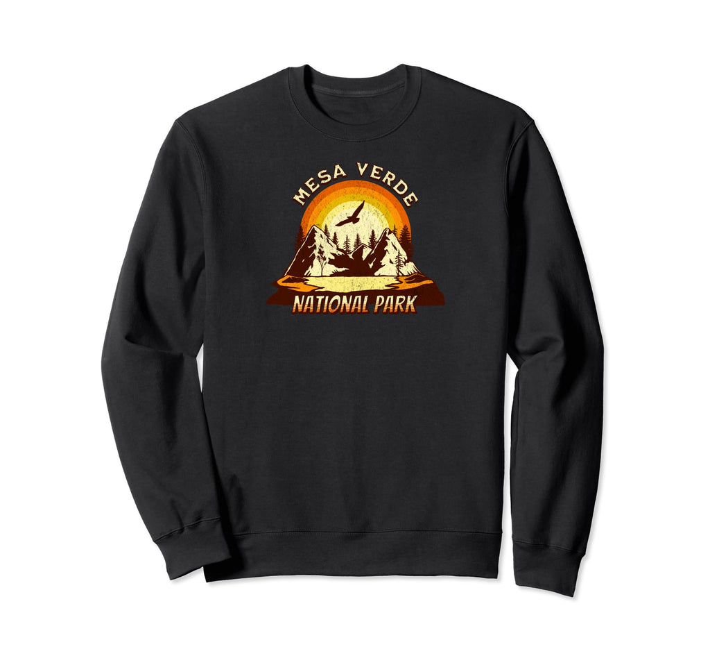 Mesa Verde National Park Mountain Sweatshirt - Minimalist Print Unisex - T-Shirt, Sweatshirt, Hoodie