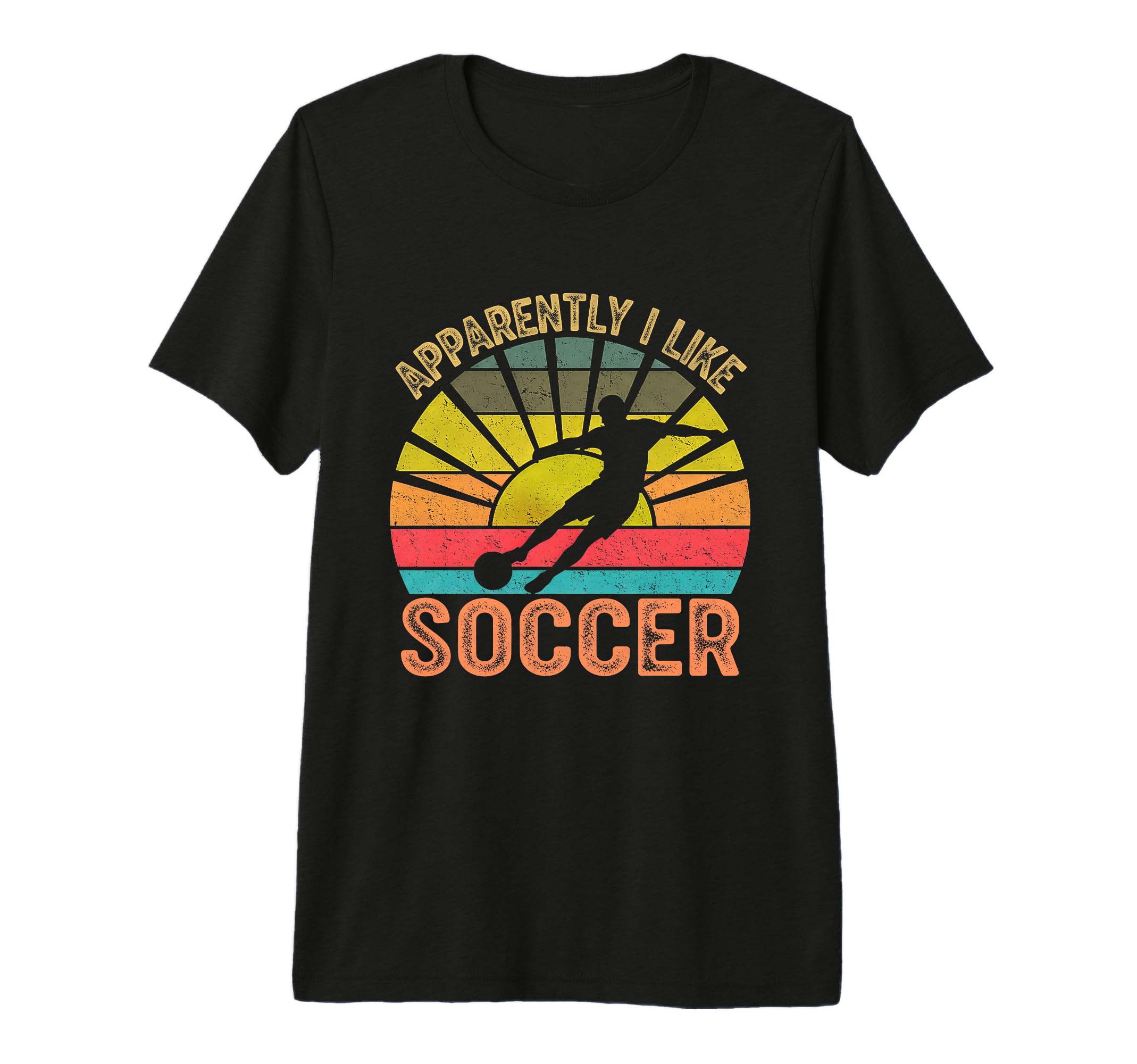 Apparently I Like Soccer Season T-Shirt - Aesthetic Graphic for Adults - T-Shirt, Sweatshirt, Hoodie