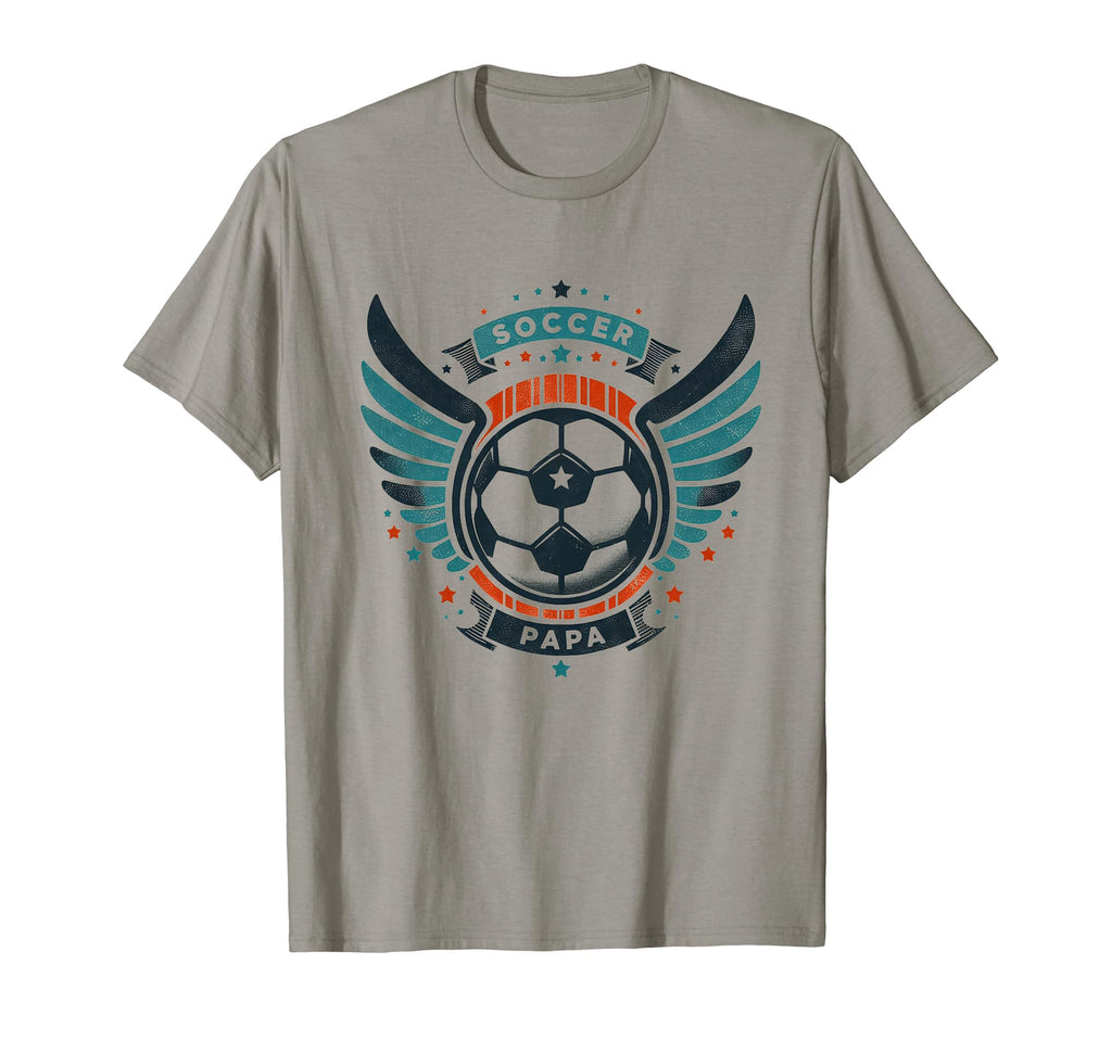 Soccer Papa Family Matching Dad Fathers T-Shirt - Novelty Apparel Unisex - T-Shirt, Sweatshirt, Hoodie