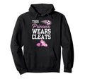 Soccer Princess Wears Cleats Football Hoodie - Unique Graphic for Adults - T-Shirt, Sweatshirt, Hoodie