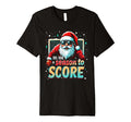 Tis Season To Score Funny Soccer Santa T-Shirt - Unique Graphic for Adults - T-Shirt, Sweatshirt, Hoodie