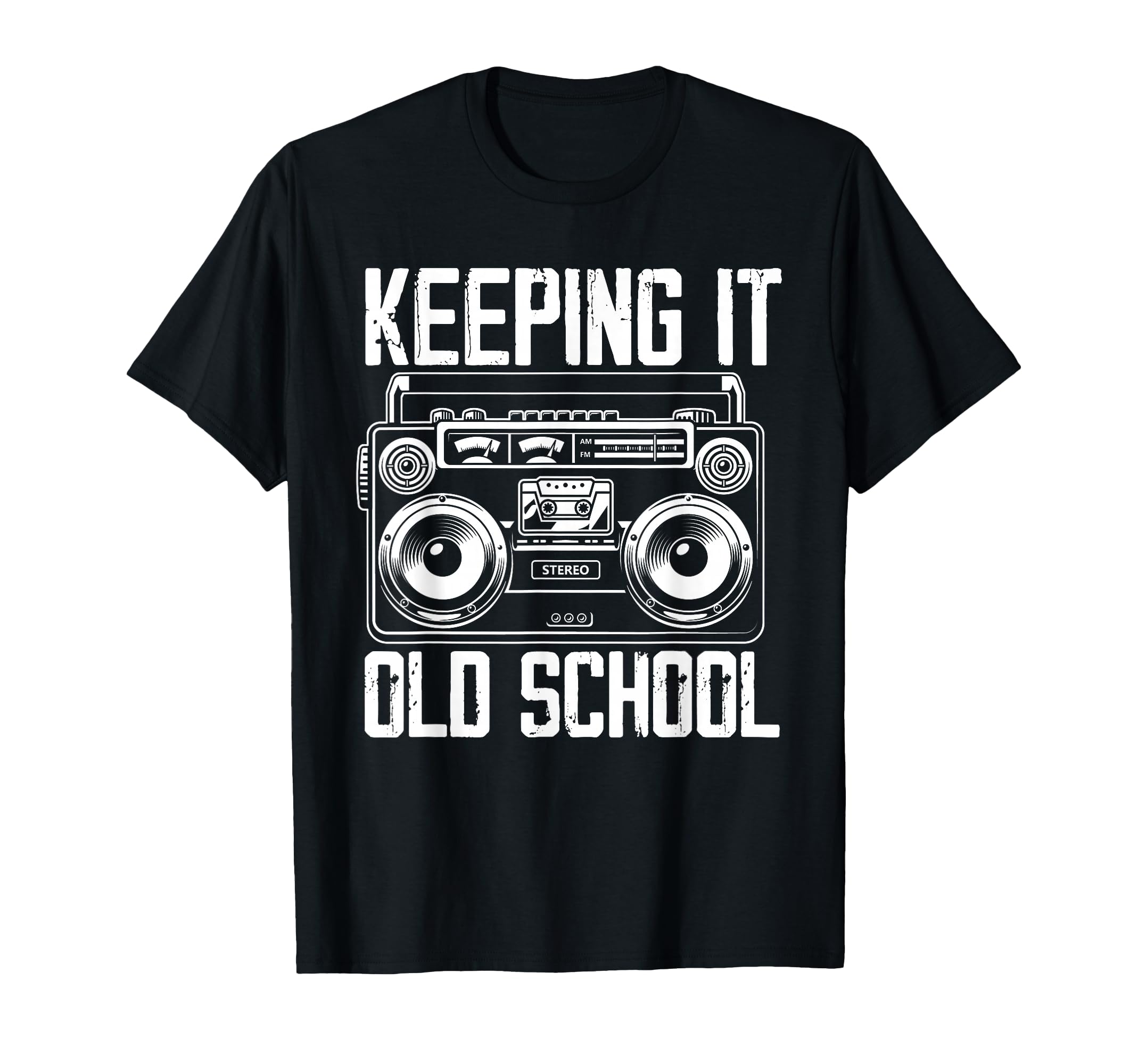 Keeping It Old School 80S 90S Music T-Shirt - Custom Art Print Men Women - T-Shirt, Sweatshirt, Hoodie