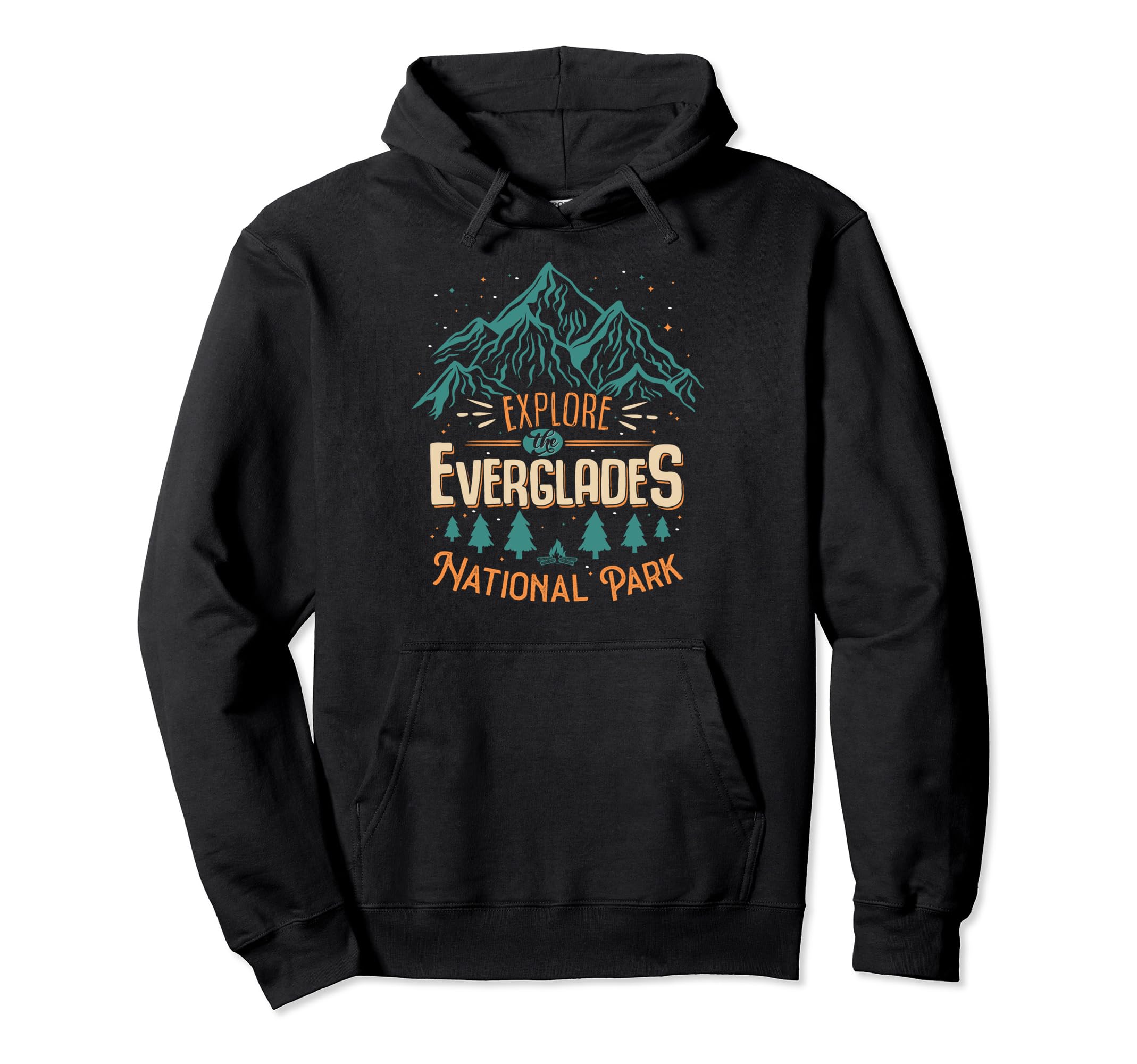 Everglades National Park Us Everglades Hoodie - Minimalist Print for Adults - T-Shirt, Sweatshirt, Hoodie