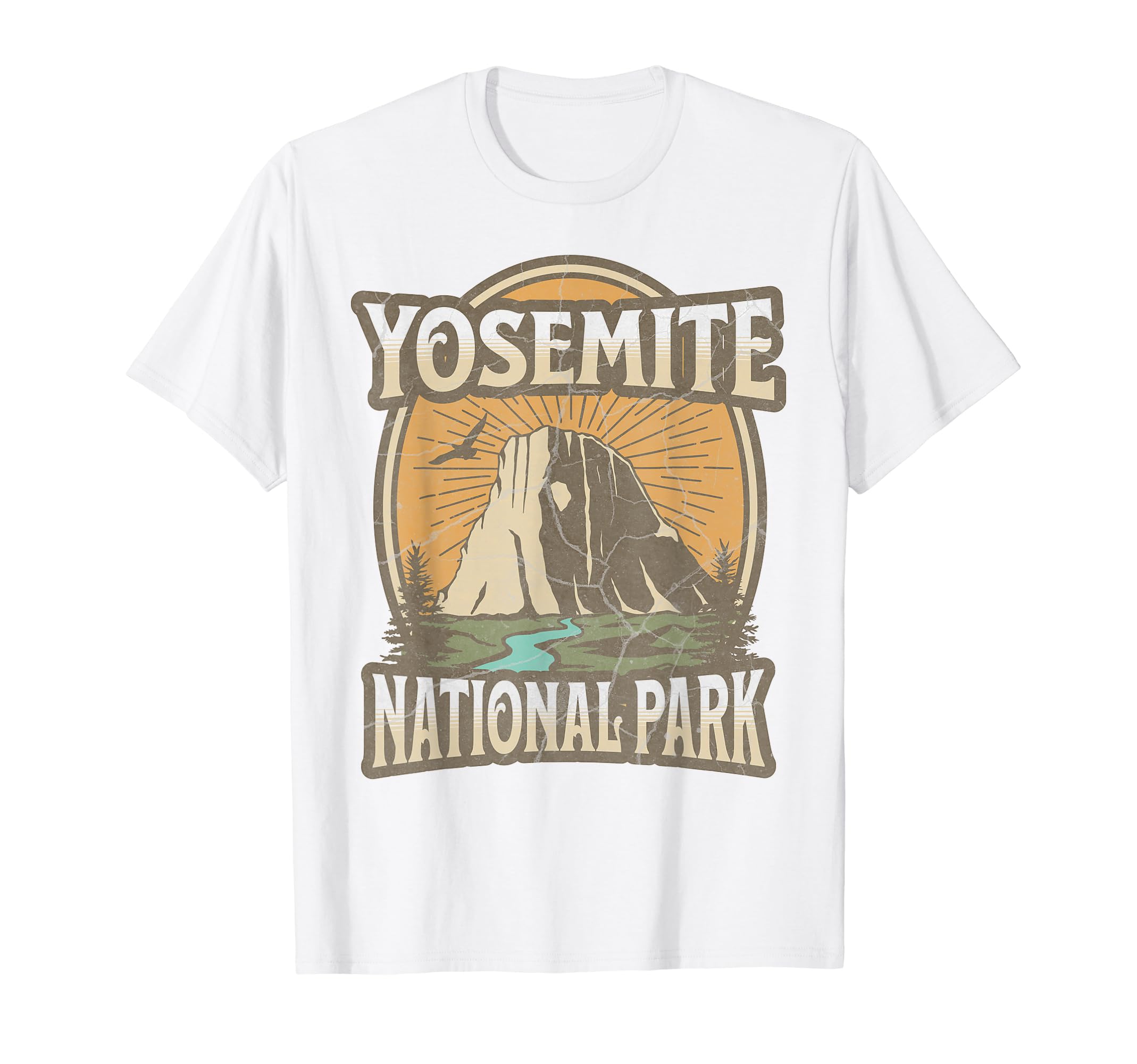 Yosemite National Park California Usa Hoodie - Novelty Apparel Unisex - T-Shirt, Sweatshirt, Hoodie
