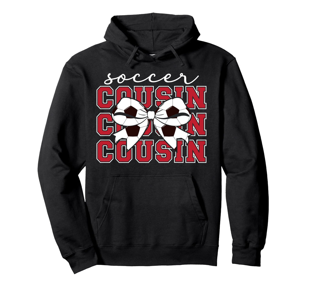Soccer Cousin Coquette Soccer Player Hoodie - Streetwear Style Men Women - T-Shirt, Sweatshirt, Hoodie