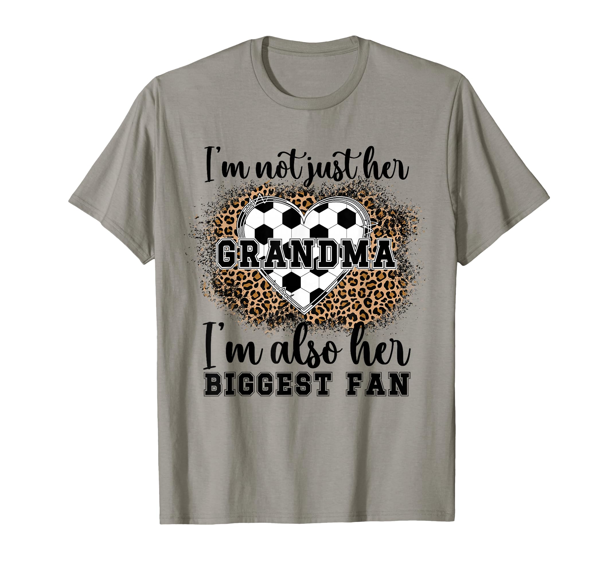 Her Biggest Fan Soccer Grandma Soccer T-Shirt - Aesthetic Graphic Unisex - T-Shirt, Sweatshirt, Hoodie