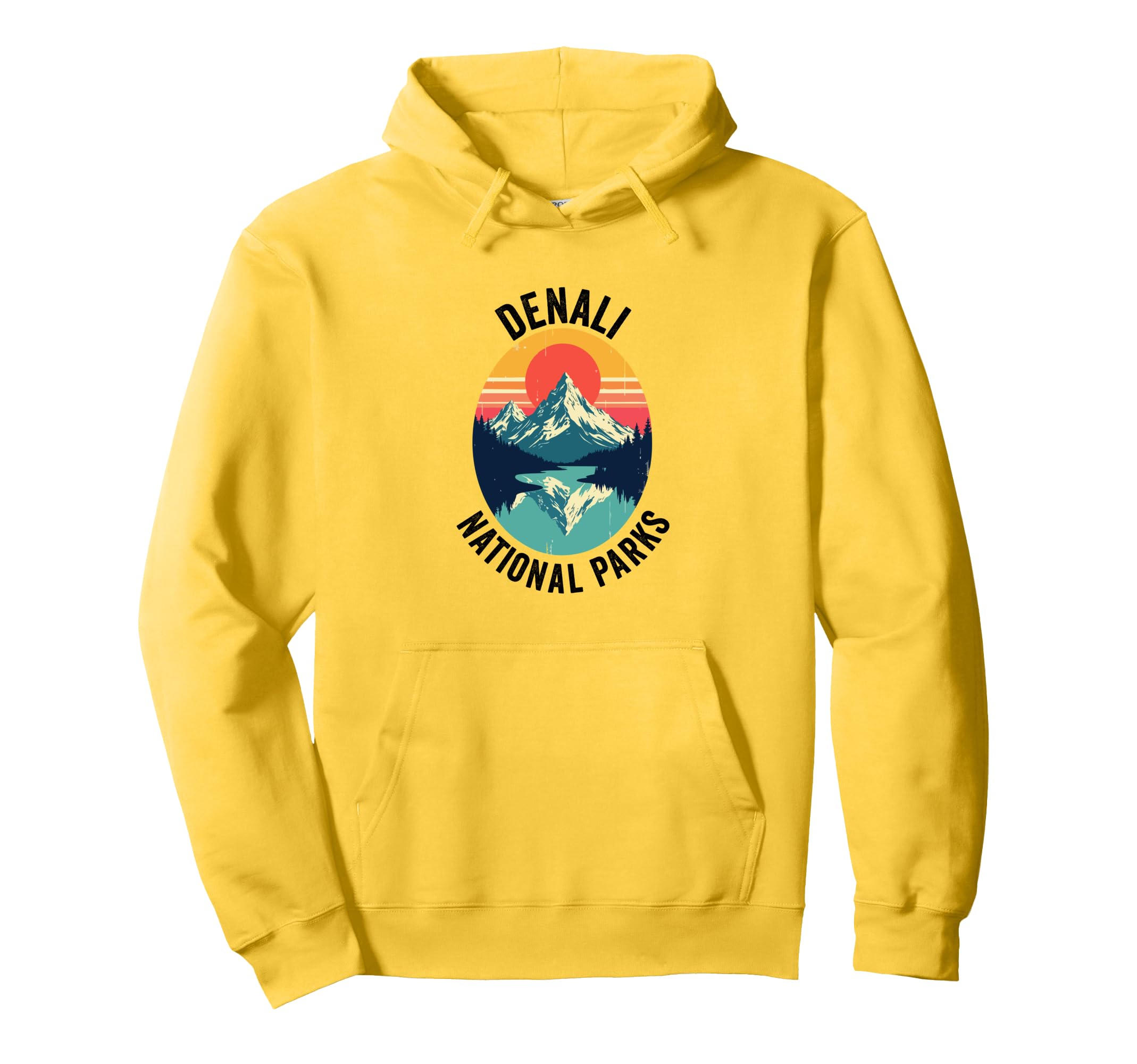 Denali National Park Souvenir Alaska Hoodie - Aesthetic Graphic for Adults - T-Shirt, Sweatshirt, Hoodie