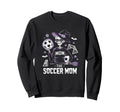 Soccer Mom Skeletton Halloween Sweatshirt - Aesthetic Graphic for Adults - T-Shirt, Sweatshirt, Hoodie