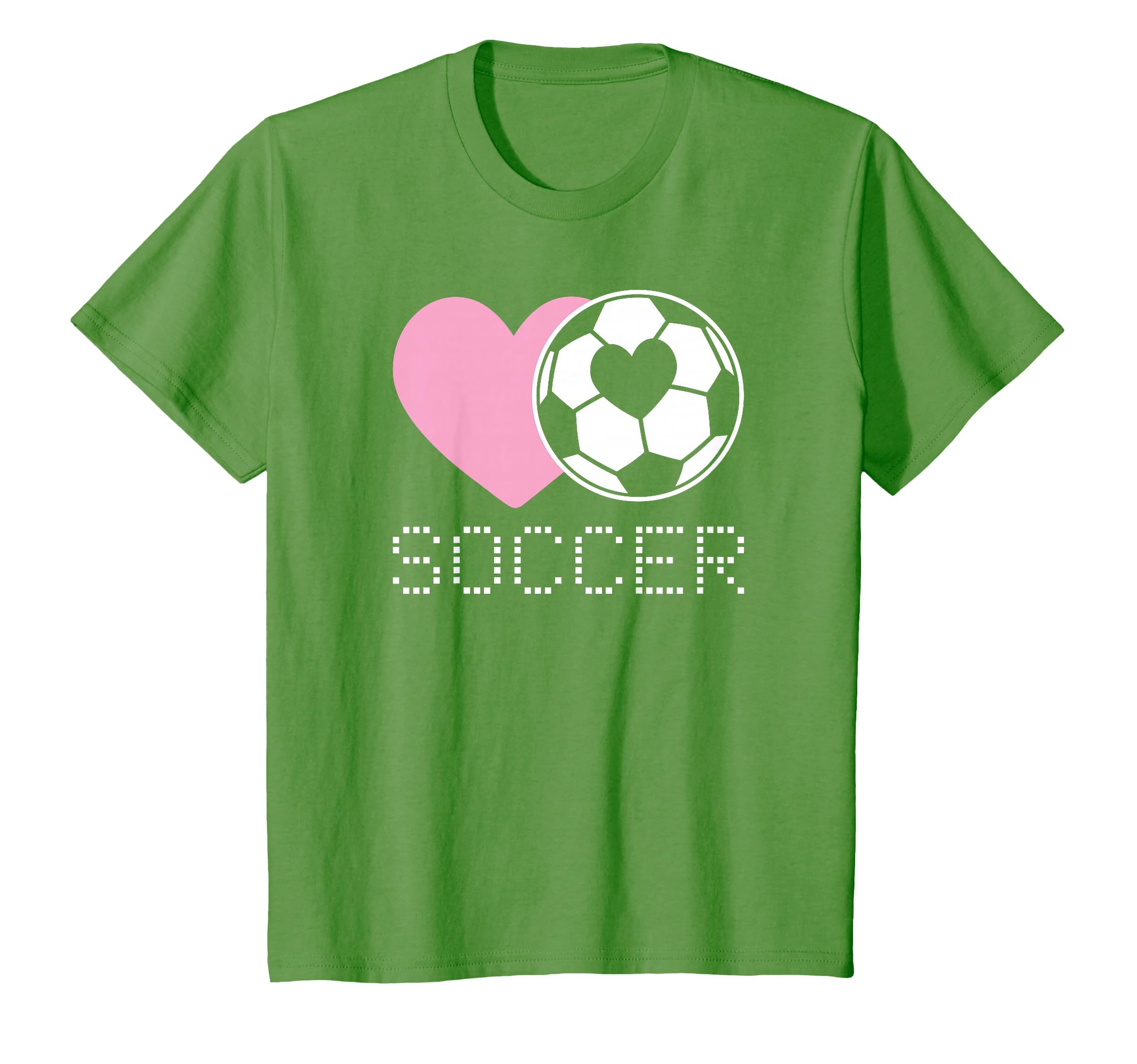 Soccer Lover Heart And Ball T-Shirt - Casual Everyday Wear Men Women - T-Shirt, Sweatshirt, Hoodie