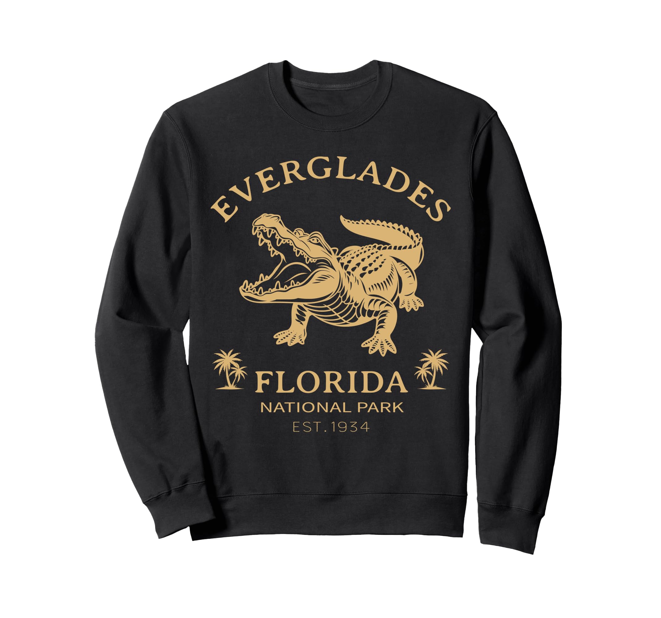 Everglades National Park Sweatshirt - Minimalist Print for Adults - T-Shirt, Sweatshirt, Hoodie