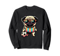Pug Dog Soccer Champion Fan Ball Sweatshirt - Trendy Graphic for Adults - T-Shirt, Sweatshirt, Hoodie