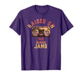 Raised Old School Jams Hip Hop R B T-Shirt - Aesthetic Graphic for Adults - T-Shirt, Sweatshirt, Hoodie