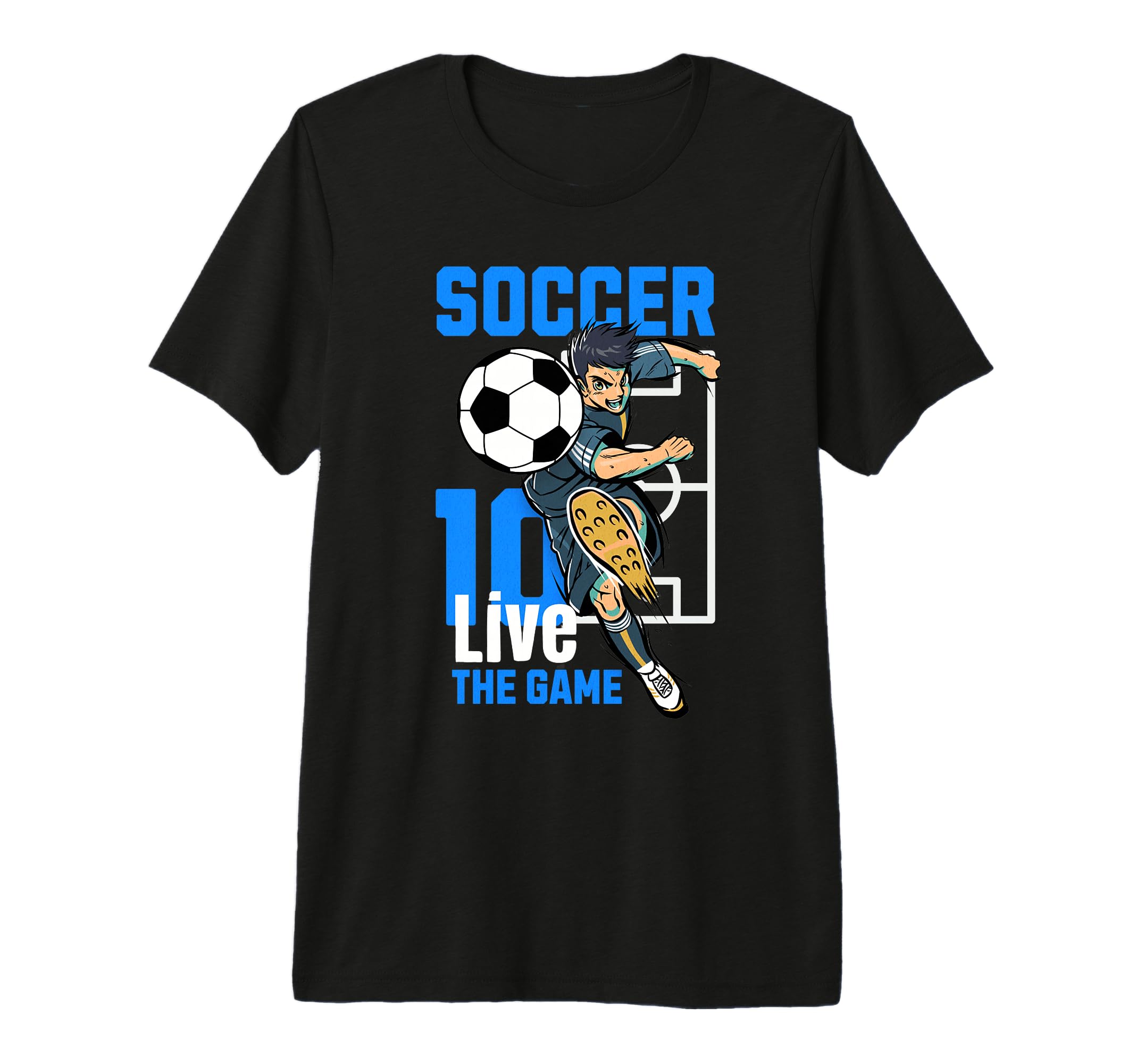 Mens Fun Soccer Player Sport Tri Blend T-Shirt - Graphic Print Men Women - T-Shirt, Sweatshirt, Hoodie