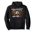 Soccer Mom Leopard Pattern Hoodie - Aesthetic Graphic for Adults - T-Shirt, Sweatshirt, Hoodie