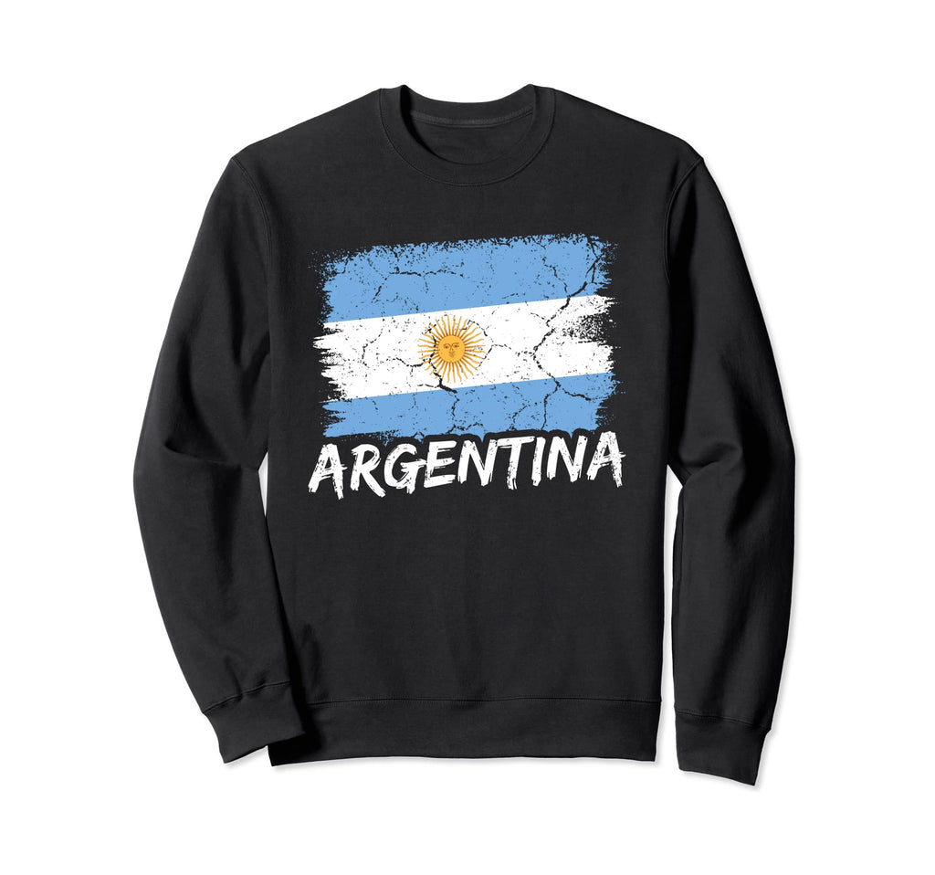 Argentina Flag Football Fan Soccer Team Sweatshirt - Unique Graphic Unisex - T-Shirt, Sweatshirt, Hoodie