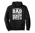 Proud Dad Soccer Senior 2024 Hoodie - Casual Everyday Wear Men Women - T-Shirt, Sweatshirt, Hoodie
