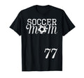 Soccer Mom Jersey Number 77 Favorite T-Shirt - Minimalist Print Unisex - T-Shirt, Sweatshirt, Hoodie