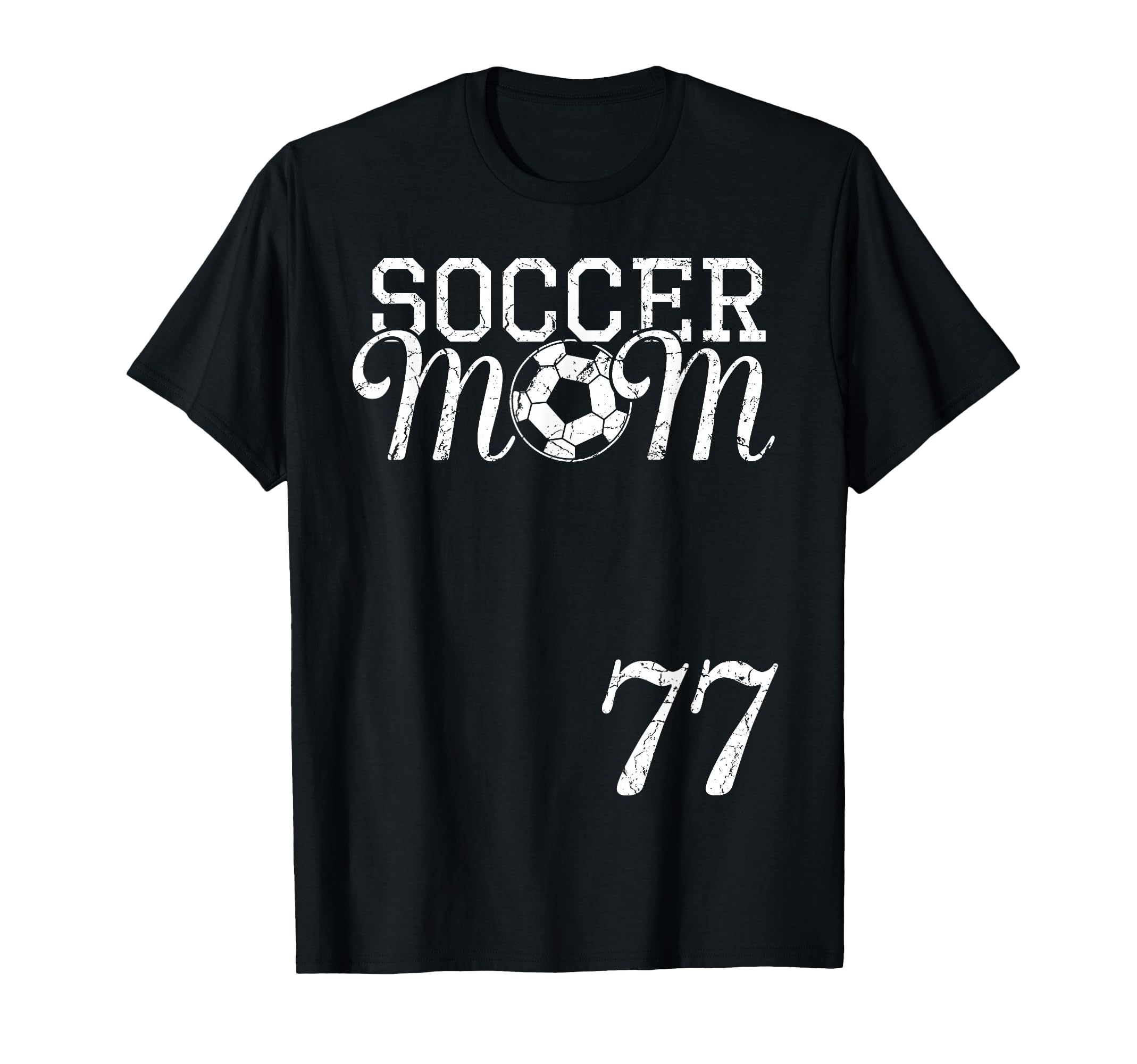 Soccer Mom Jersey Number 77 Favorite T-Shirt - Minimalist Print Unisex - T-Shirt, Sweatshirt, Hoodie