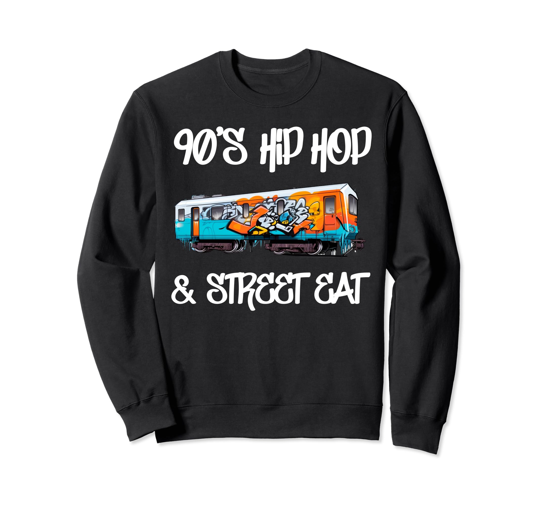 Hip Hop Old School 90S Music Graffiti Sweatshirt - Graphic Print Unisex - T-Shirt, Sweatshirt, Hoodie