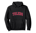 Toledo Ohio Oh Sports Red Hoodie - Custom Art Print for Adults - T-Shirt, Sweatshirt, Hoodie