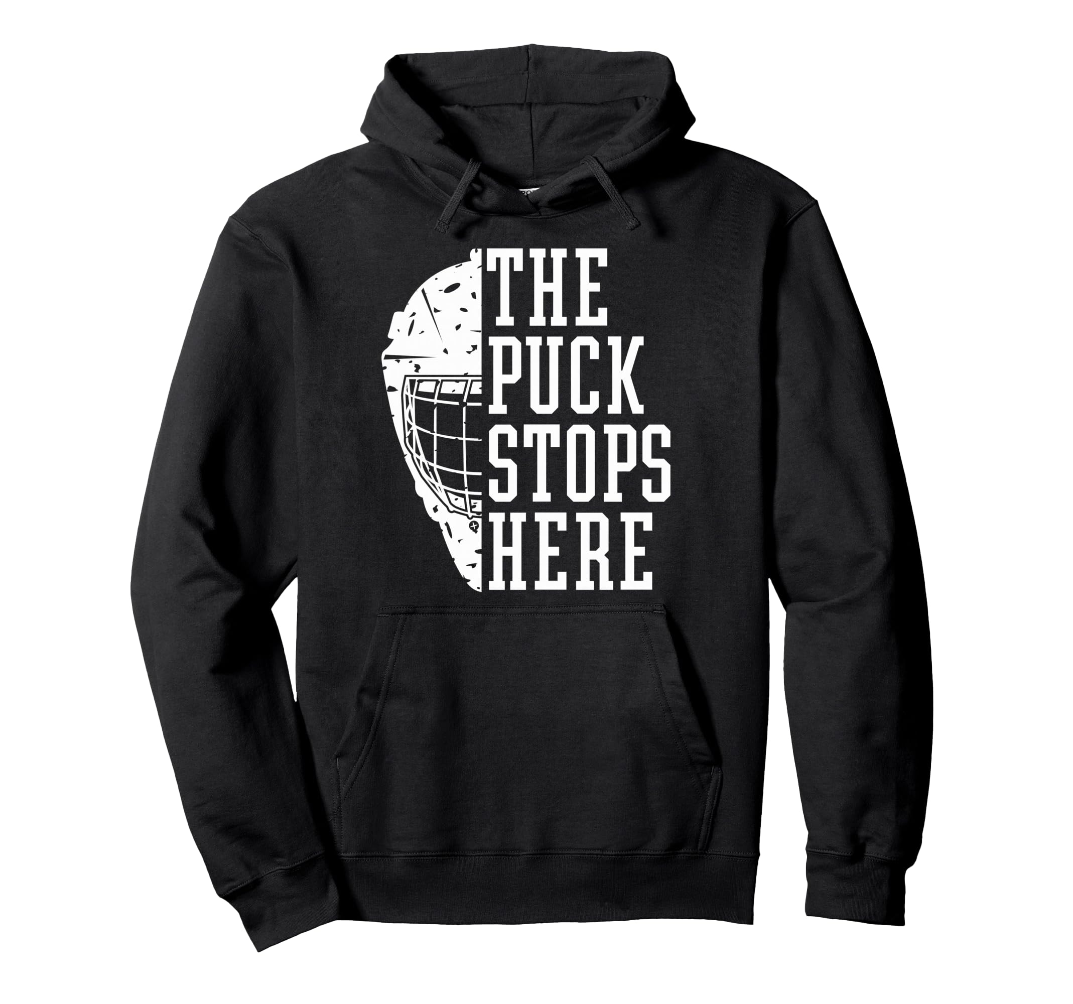 Hockey Goalkeeper Mask Player Hoodie - Casual Everyday Wear for Adults - T-Shirt, Sweatshirt, Hoodie