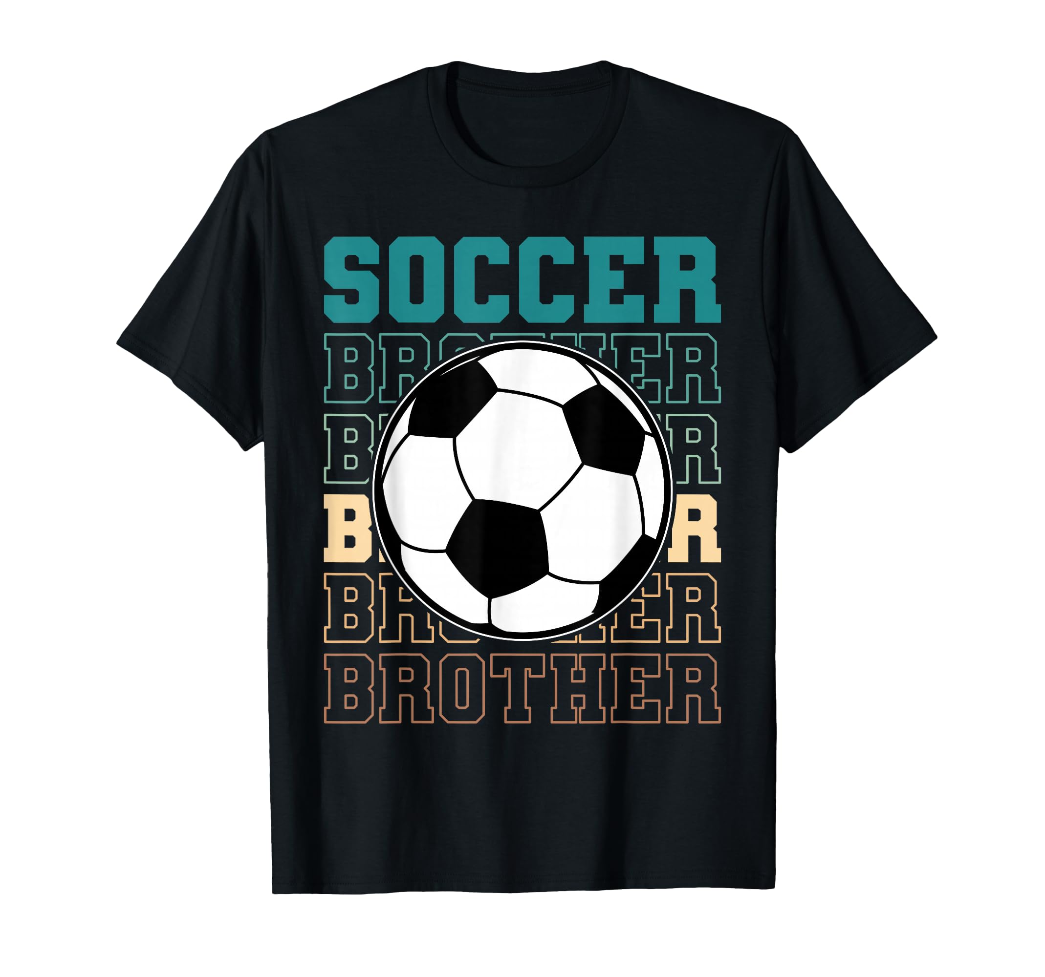 Soccer Brother Family Matching Team T-Shirt - Custom Art Print for Adults - T-Shirt, Sweatshirt, Hoodie