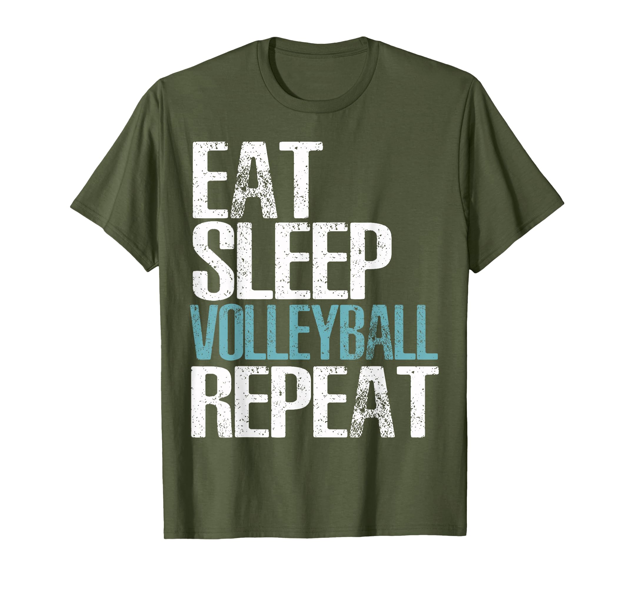 Eat Sleep Volleyball Repeat Great T-Shirt - Custom Art Print Men Women - T-Shirt, Sweatshirt, Hoodie