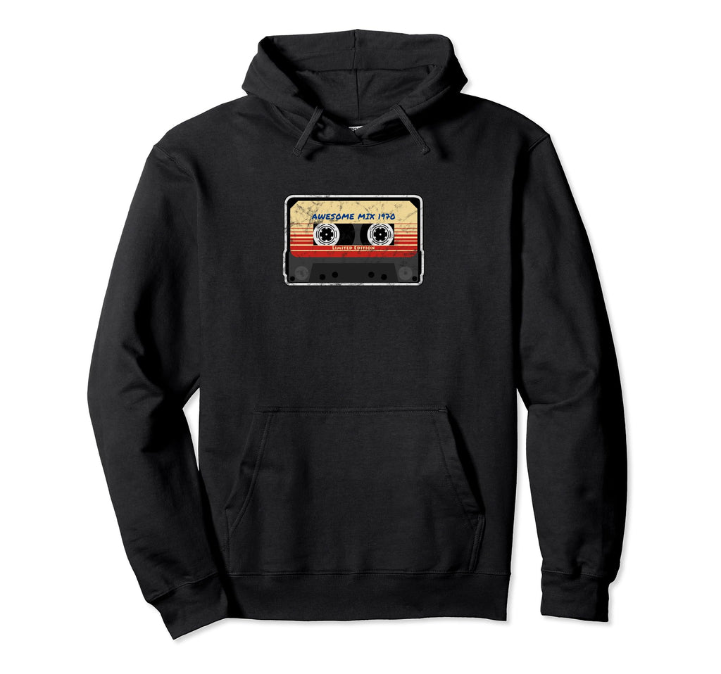 Best 1970 Mixtape Music Year Birth Birthday Hoodie - Graphic Print Unisex - T-Shirt, Sweatshirt, Hoodie