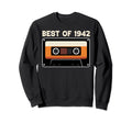 80Th Birthday Music Lover Tees Best Sweatshirt - Trendy Graphic for Adults - T-Shirt, Sweatshirt, Hoodie
