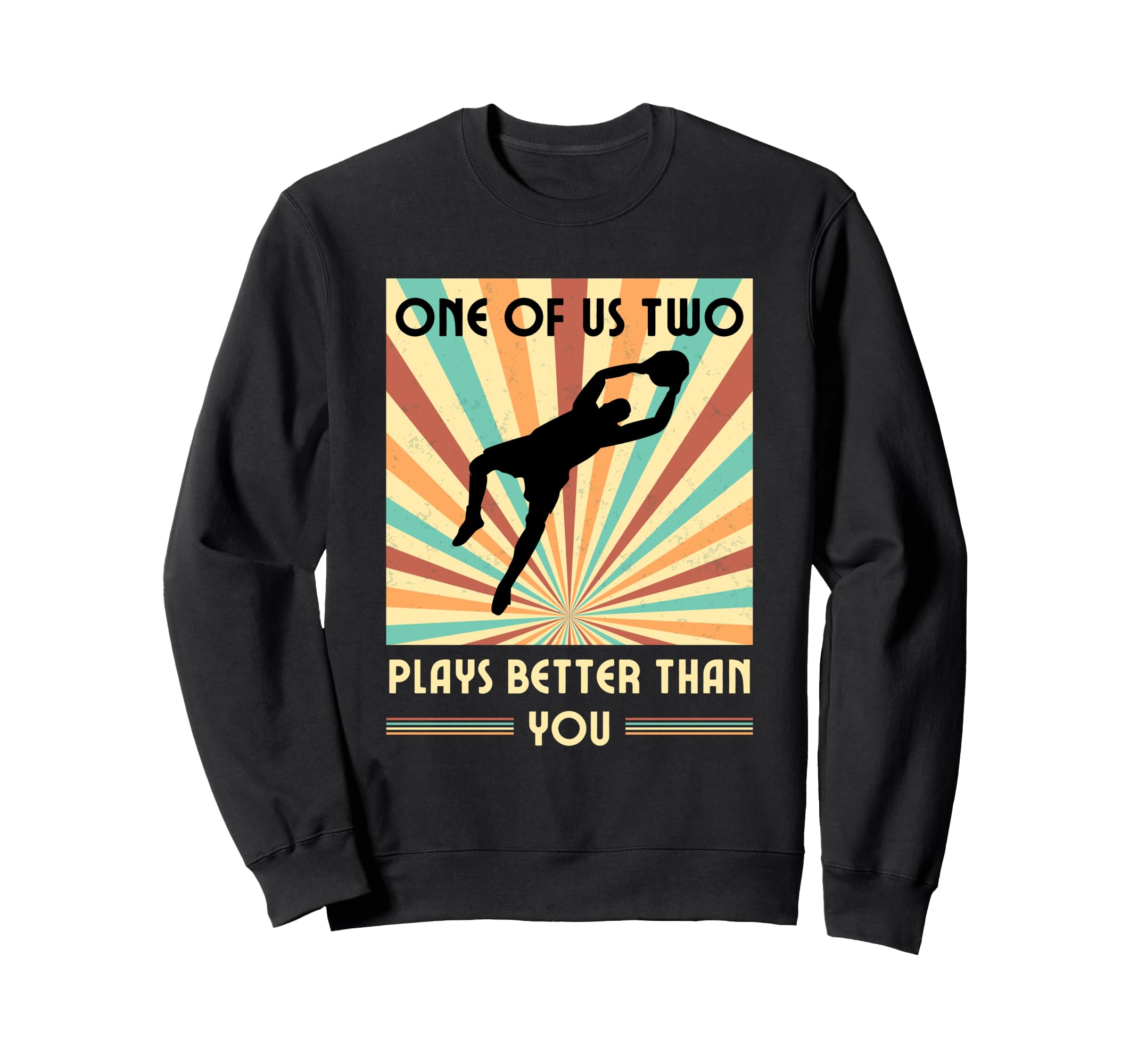 One Us Two Plays Better Than You Sweatshirt - Minimalist Print for Adults - T-Shirt, Sweatshirt, Hoodie