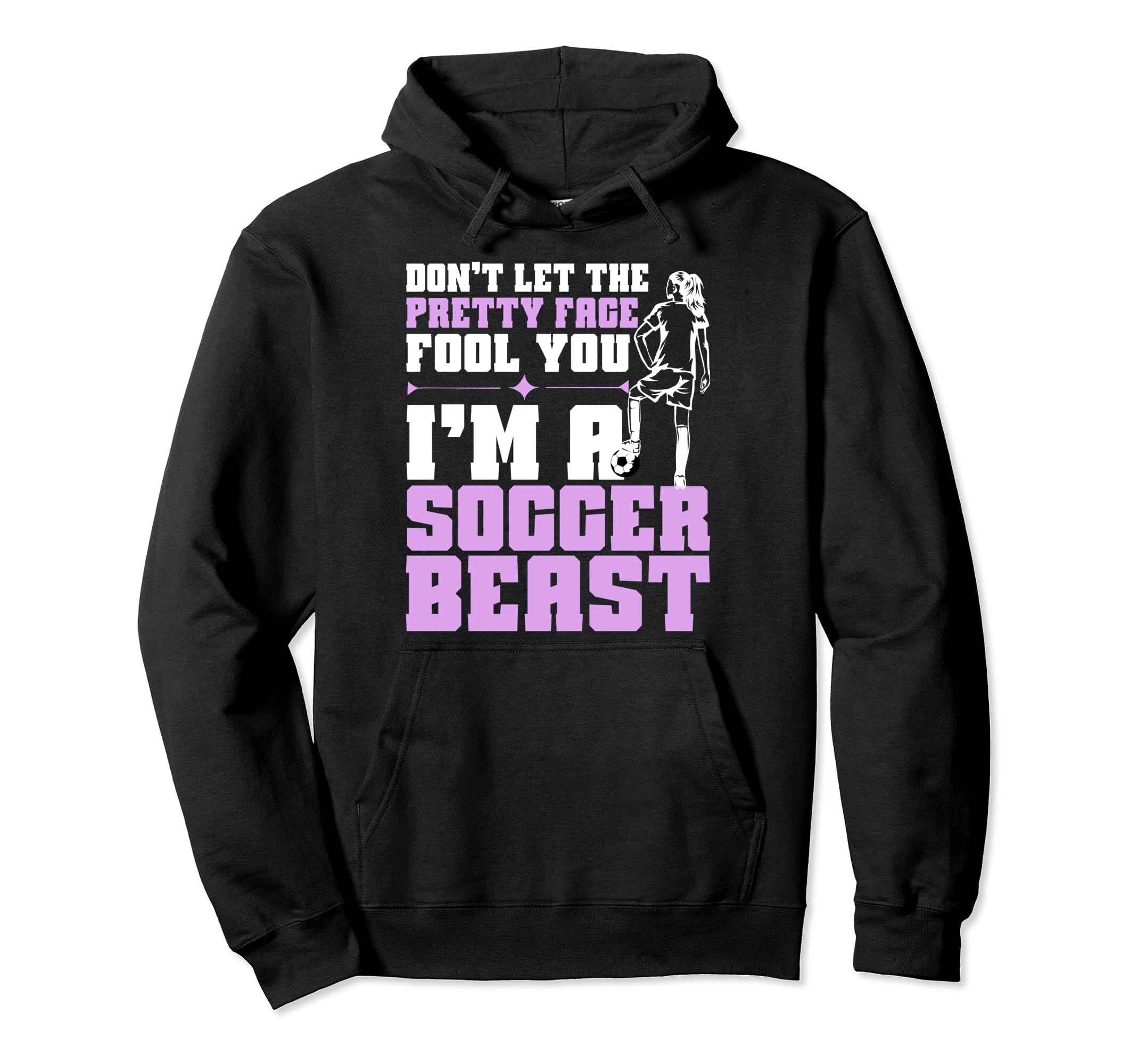 Funny Soccer Soccer Players Teens Hoodie - Graphic Print Men Women - T-Shirt, Sweatshirt, Hoodie