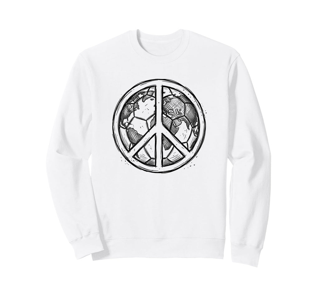 Soccer World Peace Is My Goal Futbol Sweatshirt - Unique Graphic Men Women - T-Shirt, Sweatshirt, Hoodie