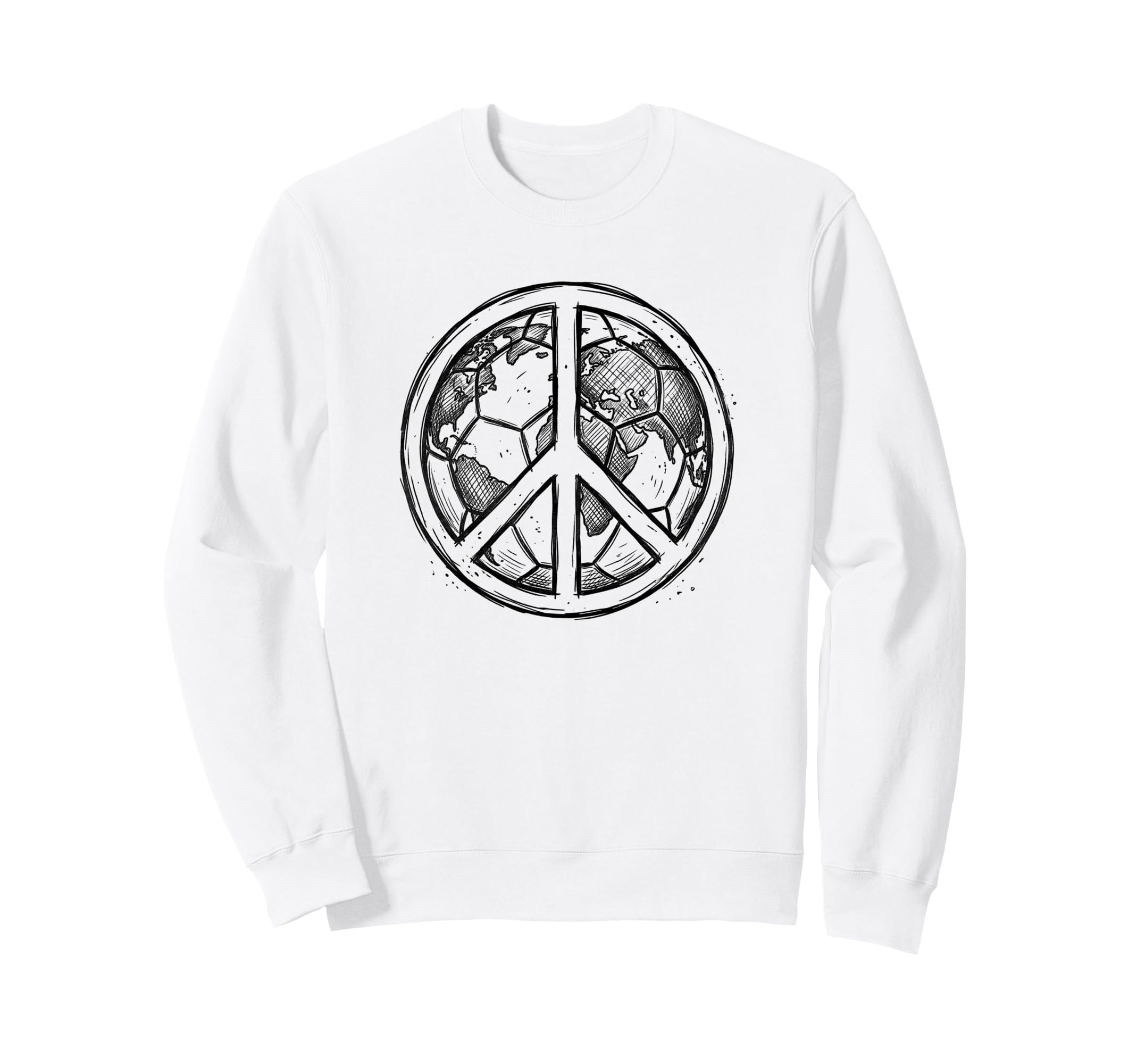 Soccer World Peace Is My Goal Futbol Sweatshirt - Unique Graphic Men Women - T-Shirt, Sweatshirt, Hoodie