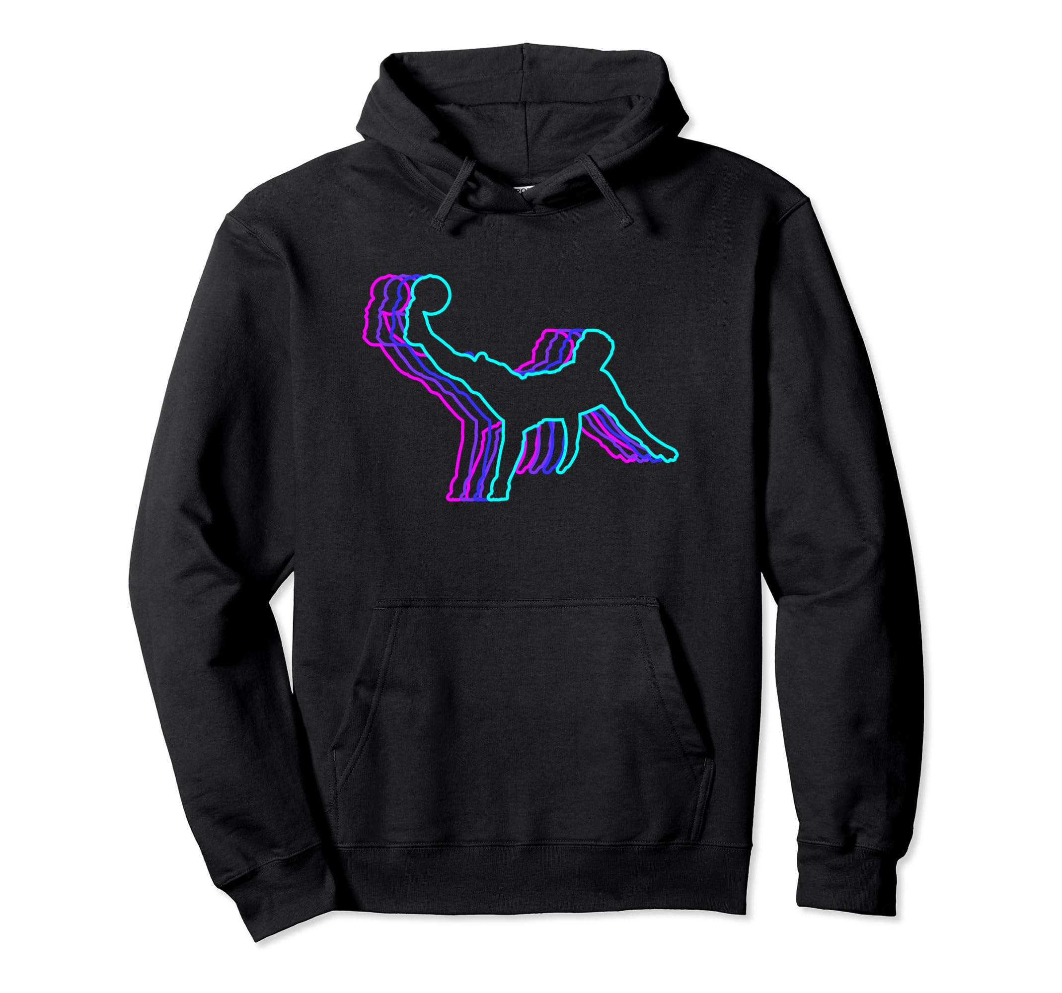 Mens Soccer Player Hoodie - Minimalist Print for Adults - T-Shirt, Sweatshirt, Hoodie