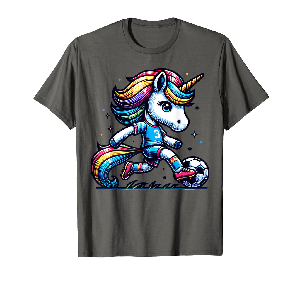 Footballer Unicorn Fans Soccer Team T-Shirt - Unique Graphic Men Women - T-Shirt, Sweatshirt, Hoodie