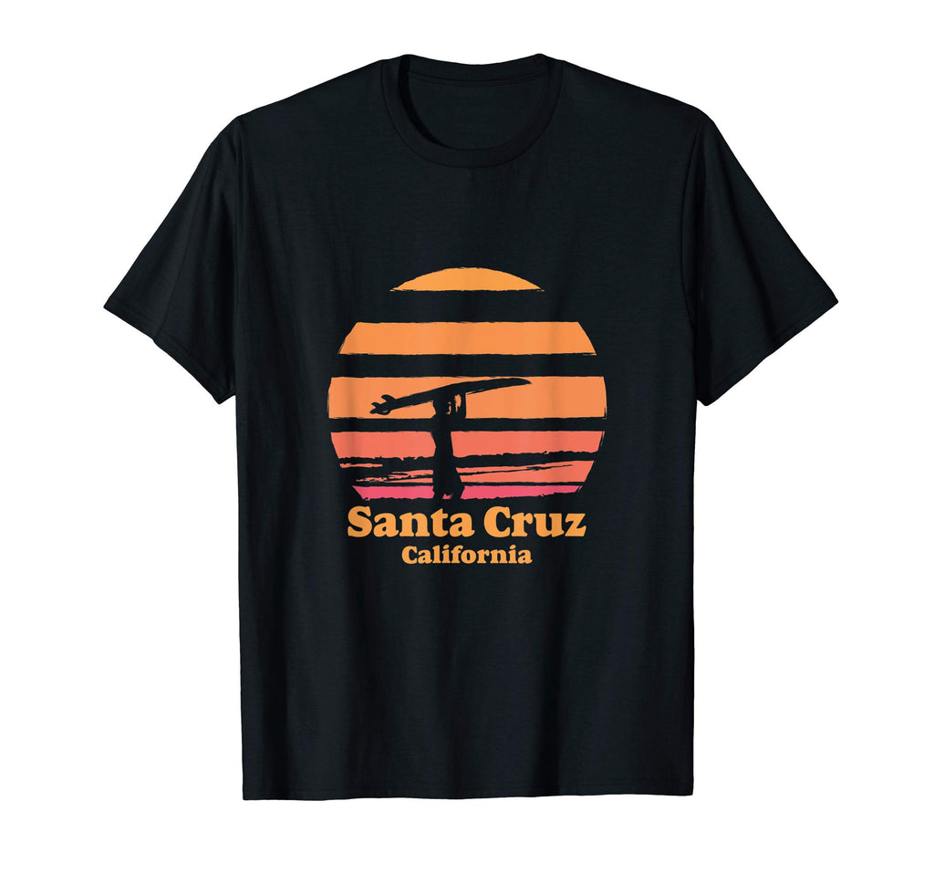 Santa Cruz California Surf Surfing Sun T-Shirt - Trendy Graphic Men Women - T-Shirt, Sweatshirt, Hoodie